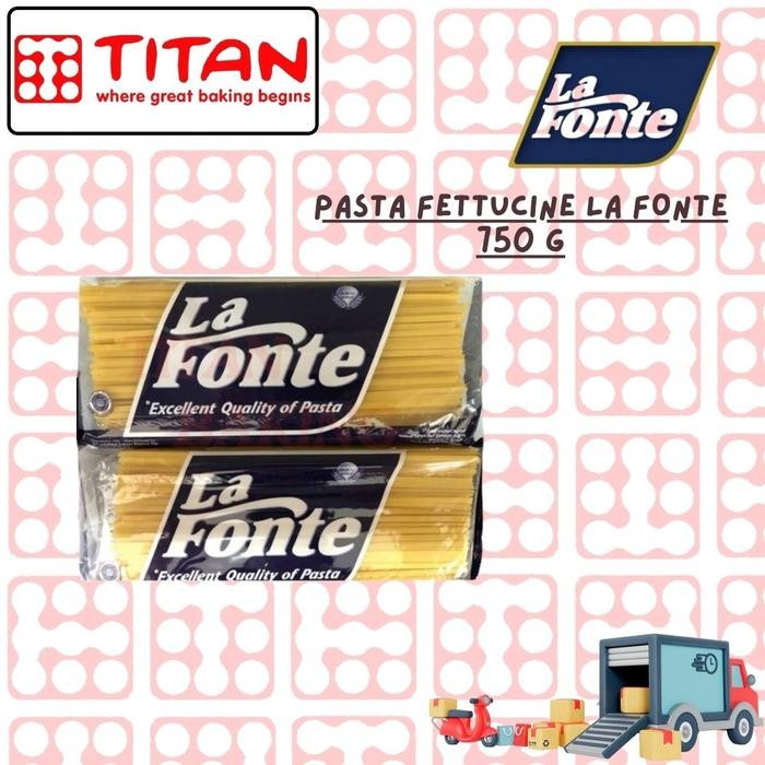 

I6E7 Pasta Fettucine La Fonte Ukuran Kemasan 750 Gram