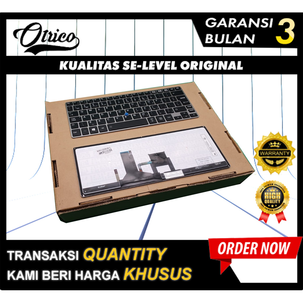 Keyboard Toshiba z30 z30t z30-a Flexible Pendek Backlight