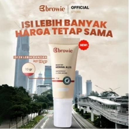 NEW Browie Brow Tint Henna Alis Eyebrow Gel Waterproof & Longlasting
