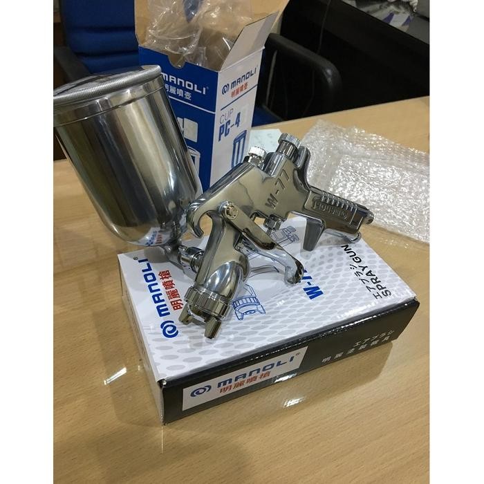 Terpopuler Manoli Spray Gun W-77-21G Komplit Set Dengan Tabung
