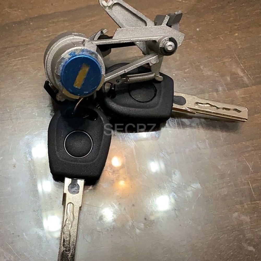For VW MK4 Golf Lupo Seat Arosa Tailgate Rear Boot Lock Barrel 2 Keys