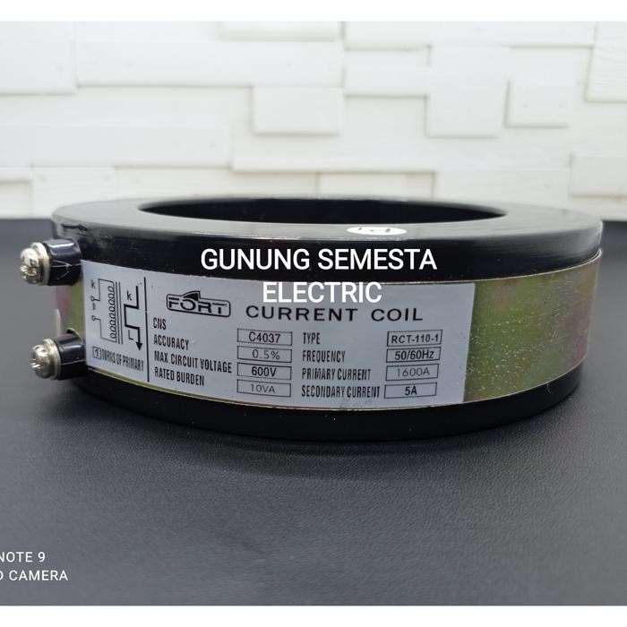 Terbagus Cylinder Current Transformer / Ct Ring 1600/5A Rct-110 Fort