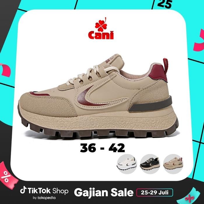 CANI Moka Sepatu Sneakers Wanita Casual Sporty Shoes C9001