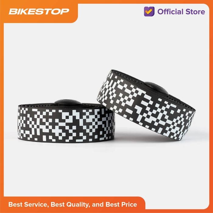 Burgh Pixel White Bartape - Bartape Sepeda