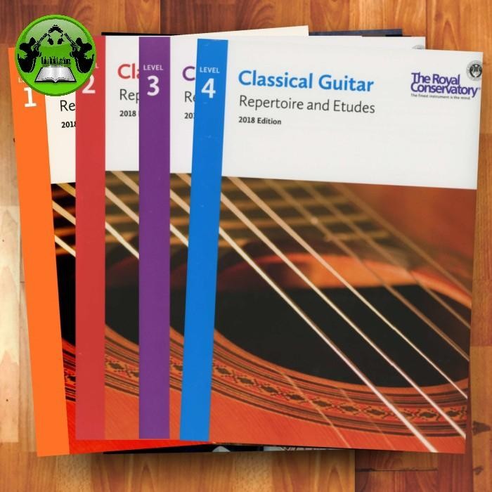 Buku Partitur Repertoire & Etudes - Classical Guitar Series