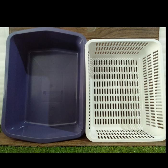Litter Box Bak Pasir Kucing Saringan #Gratisongkir