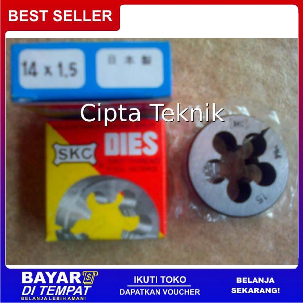 FREE ONGKIR SNEI SKC M14X1,5 - ROUND DIES SKC M14X1.5 BISA COD