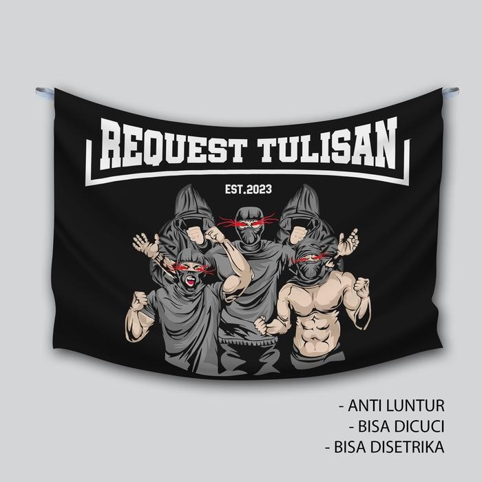 BENDERA BASIS SUPORTER JUMBO BEBAS REQUEST #B BENDERA KOMUNITAS BENDERA ULTRAS