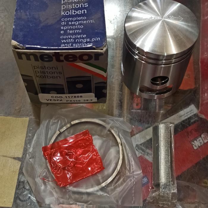 (TERLARIS) piston seher vespa excel px merk METEOR (TERBAIK) (TERBARU) (TERMURAH)