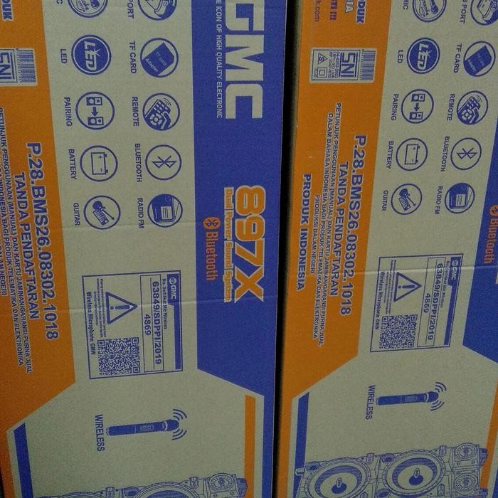 HOT SALE Speaker Portable GMC 8inch x 2 897X