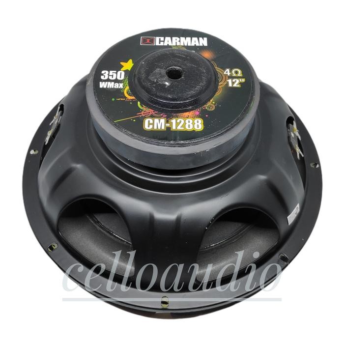 Termurah Subwoofer 12" Carman Cm 1288 Double Coil 12 Inch Cm1288