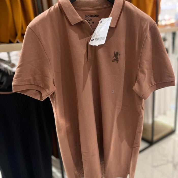 BajuKaosPolo TshirtPria MiniLionPolo Raw Umber GiordanoOriginal