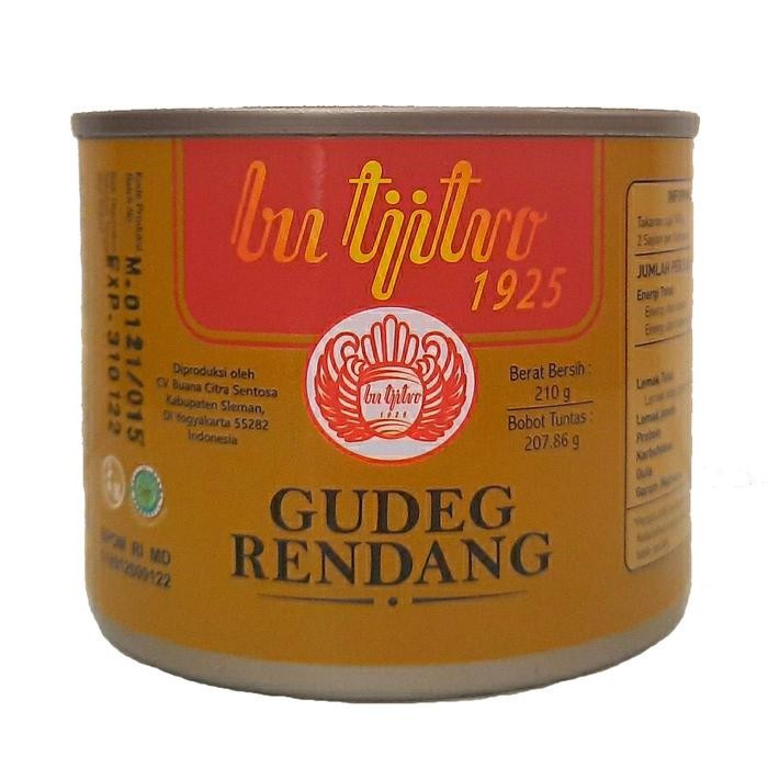 

Gudeg Kaleng Bu Tjitro Pedas Rendang Paket Ekonomis