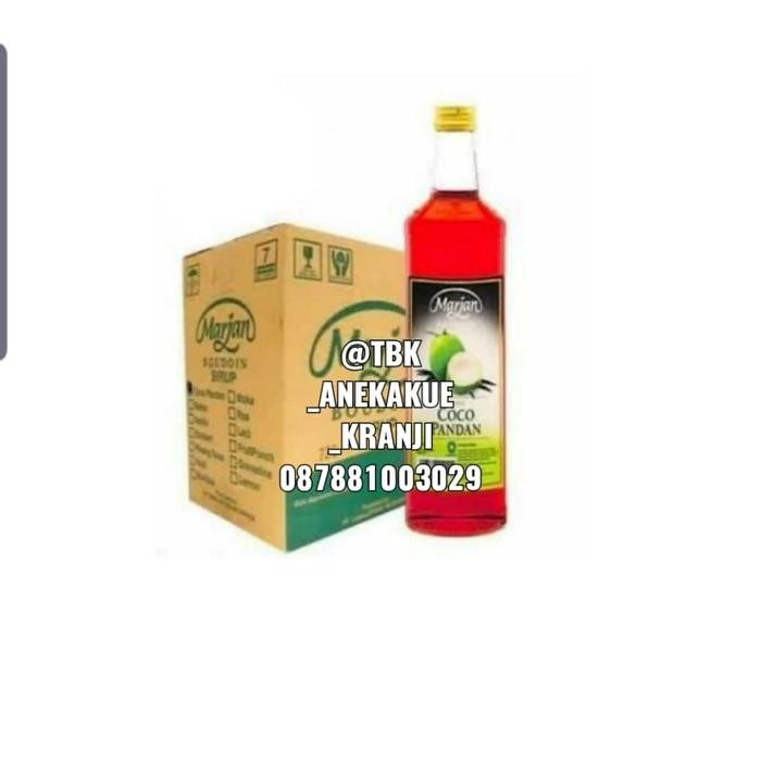 

Sirup Marjan 1 dus/link cargo/JNE/460 mlx12 pc/Merah Cocopandan