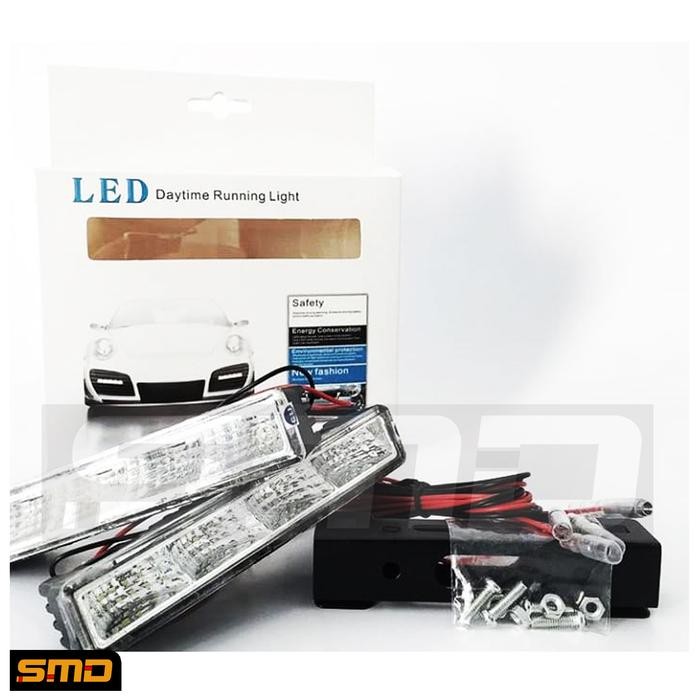 Lampu Led Drl Model Yaris 4 Titik Mobil Super Bright