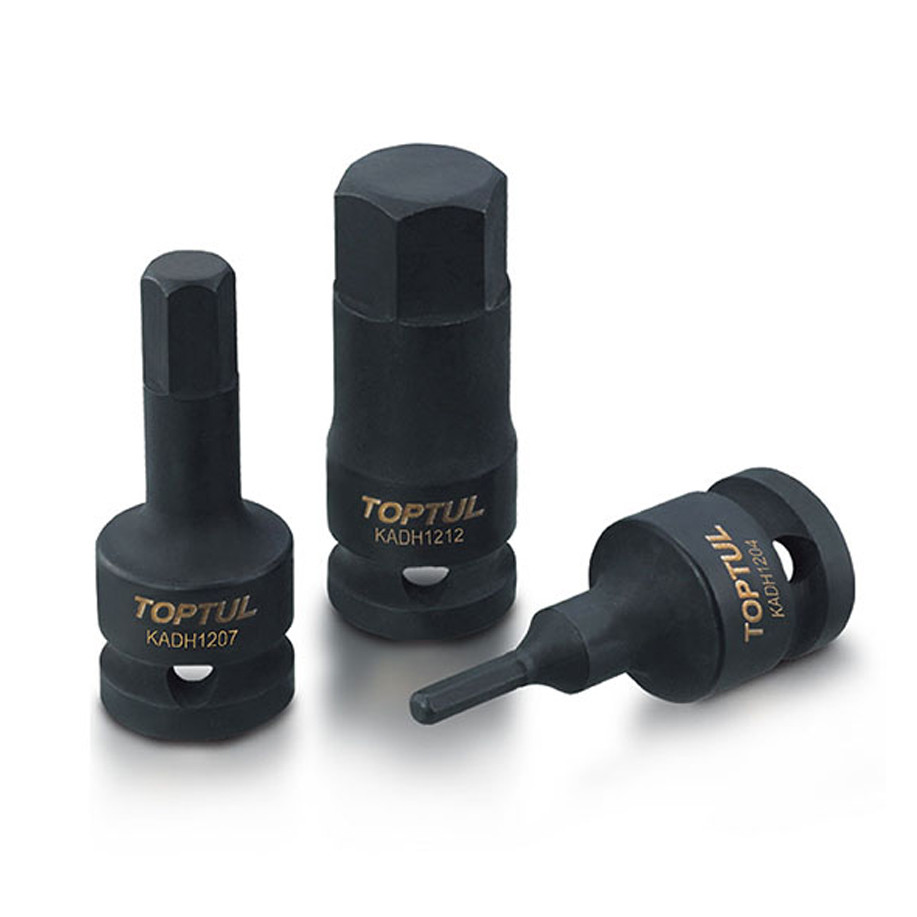 KUNCI SOCK HEXAGON BIT / KUNCI SOCK L IMPACT 1/2 dr. (TOPTUL) - KADH