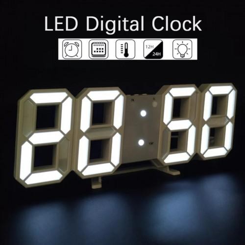 ID'' JD-01 SOHA JAM 3D DIGITAL DINDING MEJA TEMBOK LAMPU LED LIGHT