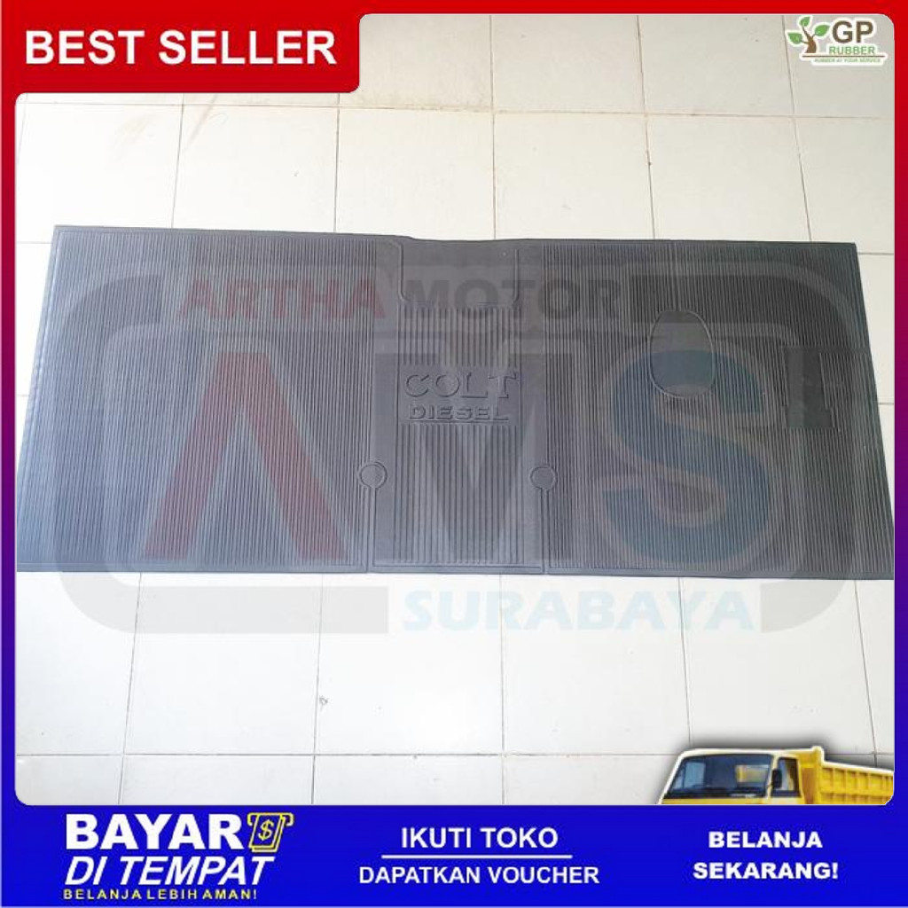 FREE ONGKIR KARPET KARET ALAS LANTAI KABIN TRUK COLT DIESEL UMPLUNG 100PS 120PS PS100 PS120 DEPAN