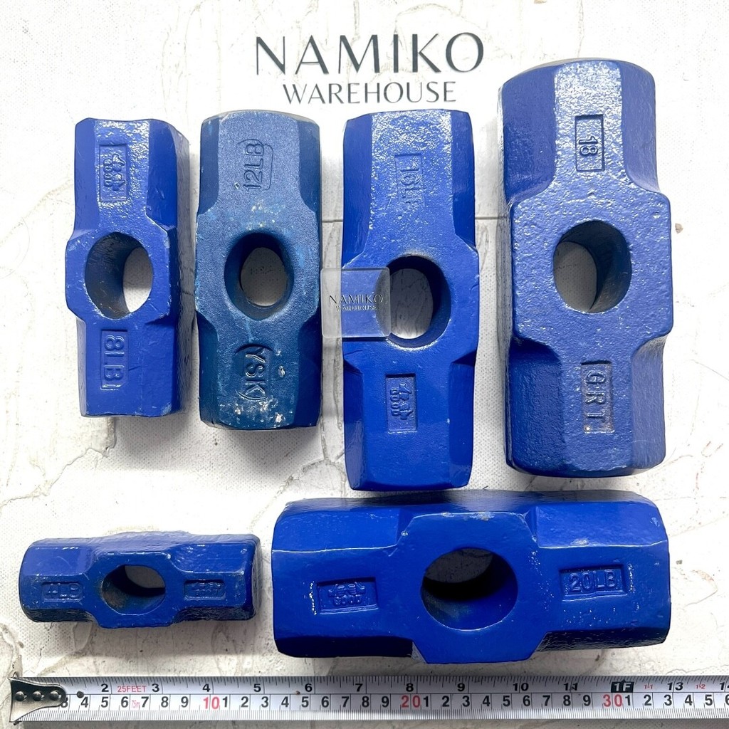 Kepala palu amer besi bodem 2 - 8 inch