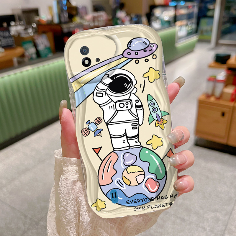 Casing Hp Untuk Realme C20 Realme C20A Realme C11 2021 C11 2020 Realme Narzo 50i Case Astronot Kasin