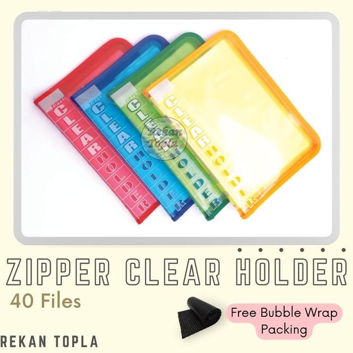 

ORIGINAL Clear er Resleting Isi 40 Lembar/Map Reseleting/ZipperClearer READY STOCK