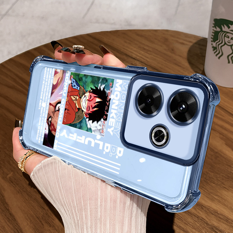 Casing Hp untuk Xiaomi Redmi 13 4G 13 5G 13C Note 13R 5G POCO M6 4G POCO M6 Plus 5G Case Casing topi