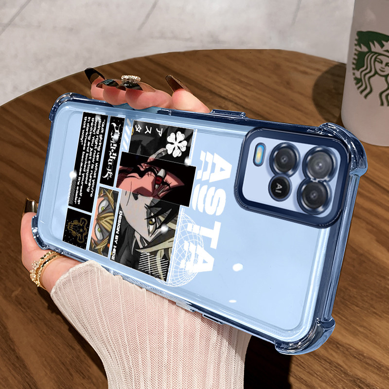 Casing Hp untuk OPPO A54 Case Casing pelindung Silikon Kesing Kasing karakter Anime rambut kuning So