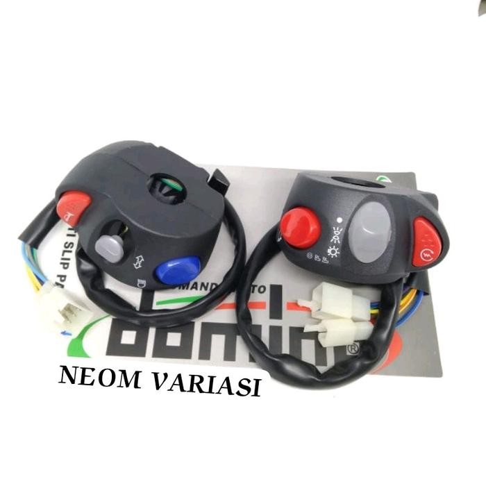 Saklar holder domino 1 set kanan kiri model Fino Universal Scoopy Fino beat