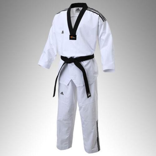 Dobok Adidas Fighter PRIMEGREEN 3 strip Baju Taekwondo Adidas Original