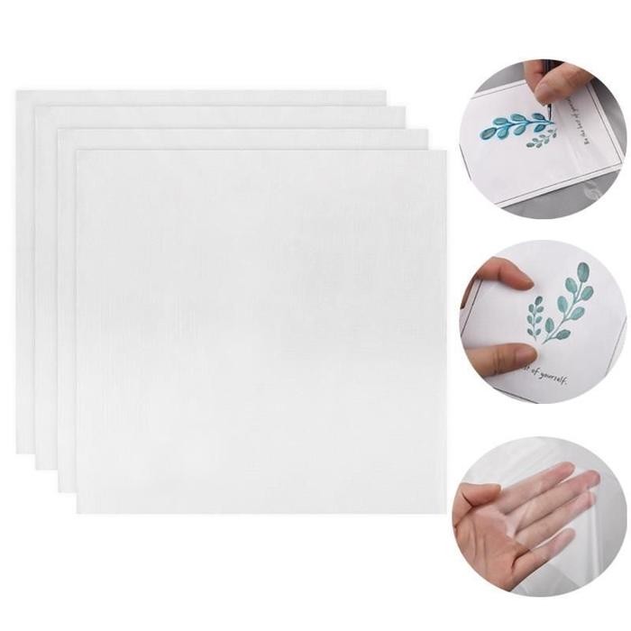 

Terbaru! 5Pcs Kertas Transfer/Kertas Water Soluble Untuk Stabilizer Bordir