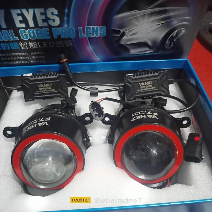 FOGLAMP HONDA UNIVERSAL 3 COLOR BI LED VAHID F7 3 INCH ORIGINAL