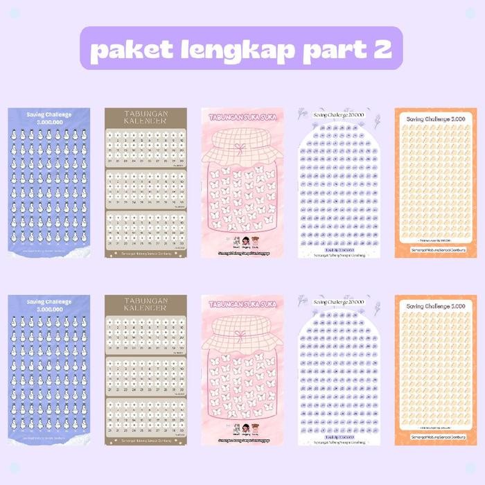 

(Imk) - ( 10 Ziplock Free 5 Saving Laminating ) Paket Nabung Lengkap Binder A6 10 Ziplock 10 Kertas