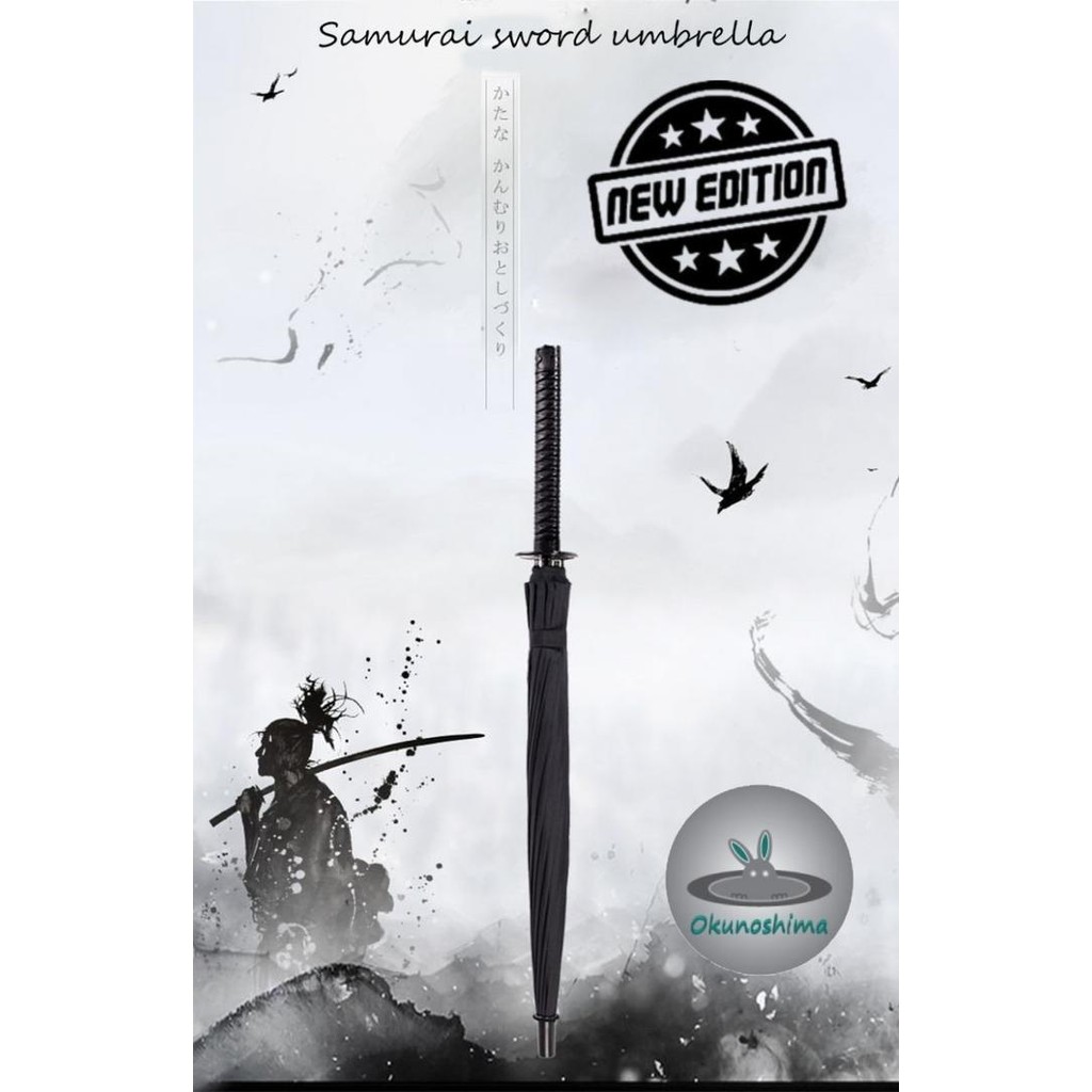 Sale Japanese Samurai Katana Umbrella Payung Jepang Samurai Katana - B062