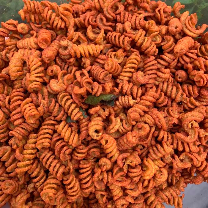 

Makaroni Spiral Balado Daun Jeruk Pedas Renyah BPOM - Camilan Cemilan Makanan Food