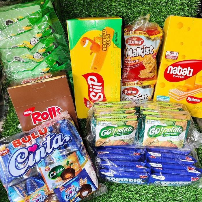 

SNACK ISI 1 KG ALL VARIANT RASA BISA REQUEST Gift Food Makanan