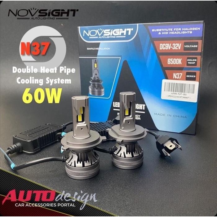 LAMPU LED MOBIL NOVSIGHT A500-N37 6500K SUPER BRIGHT