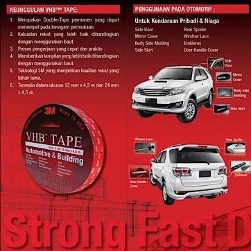 

3M VHB TAPE 4900 24mm x 4.5M / DOUBLE TAPE 3M AUTOMOTIVE