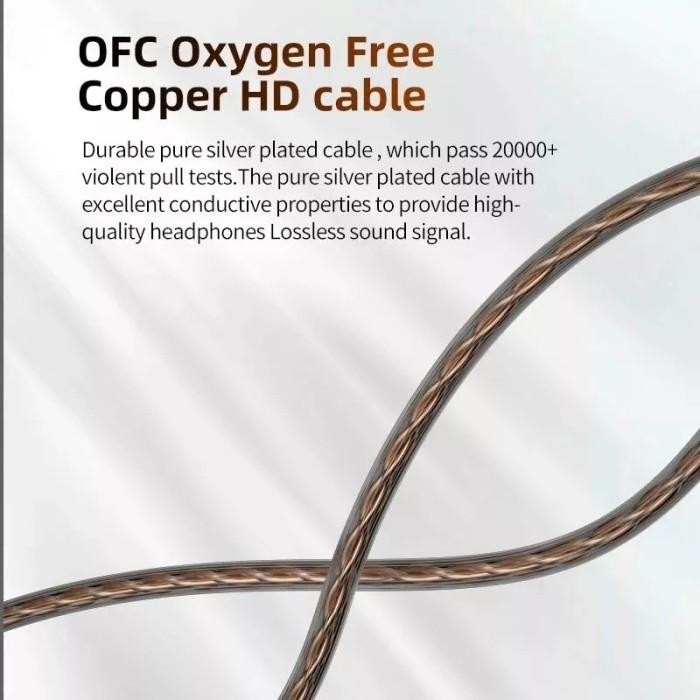 CCA FLA with Mic Dynamic Driver In Ear Monitor Earphone HIFI