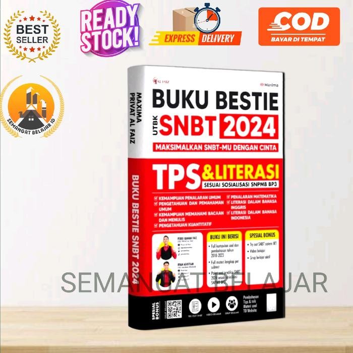 Paket Lengkap Buku Bestie UTBK SNBT 2024 TPS dan Literasi *