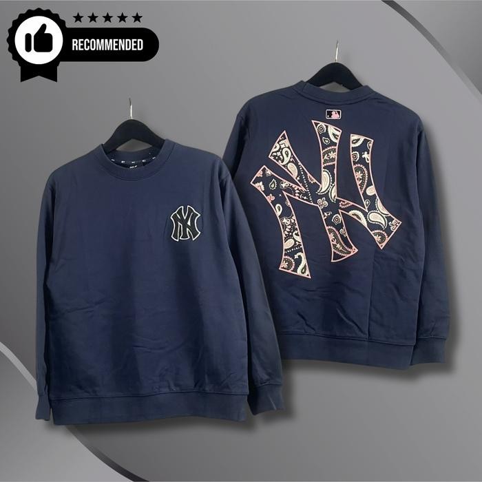 Baju Sweater M7B NY Yankees Sweatshirts Baju Sweater Pria & Wanita Unisex M7B NY Bahan Katun Full