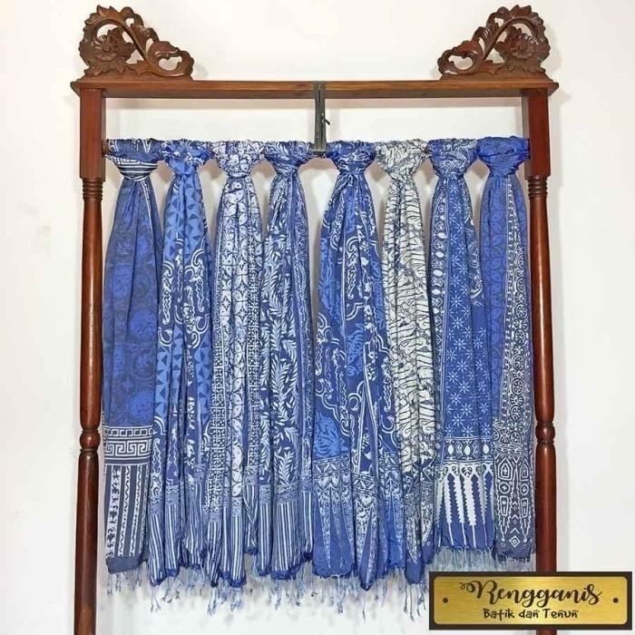 Scraft Winter Syal batik Biru *