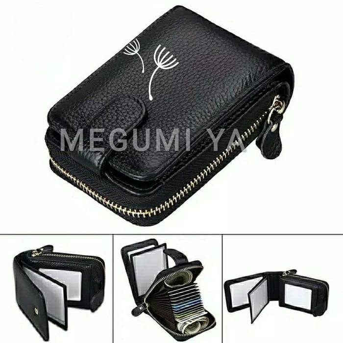 

ASLI Dompet ATM Tempat Kartu Kredit Card er RFID Bahan Kulit Import READY STOCK