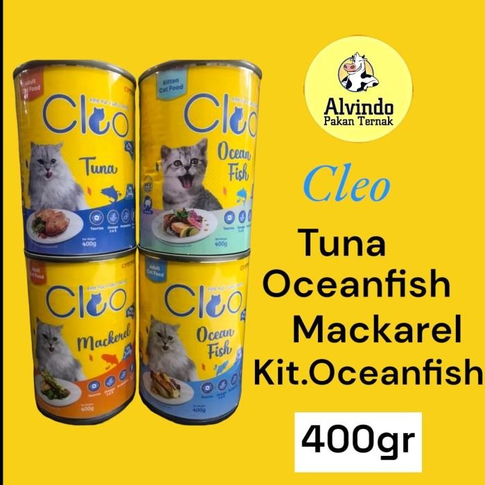 

(Allthebest) Cleo Kaleng 400gr Cleo Kitten Adult Wet cat food all varian
