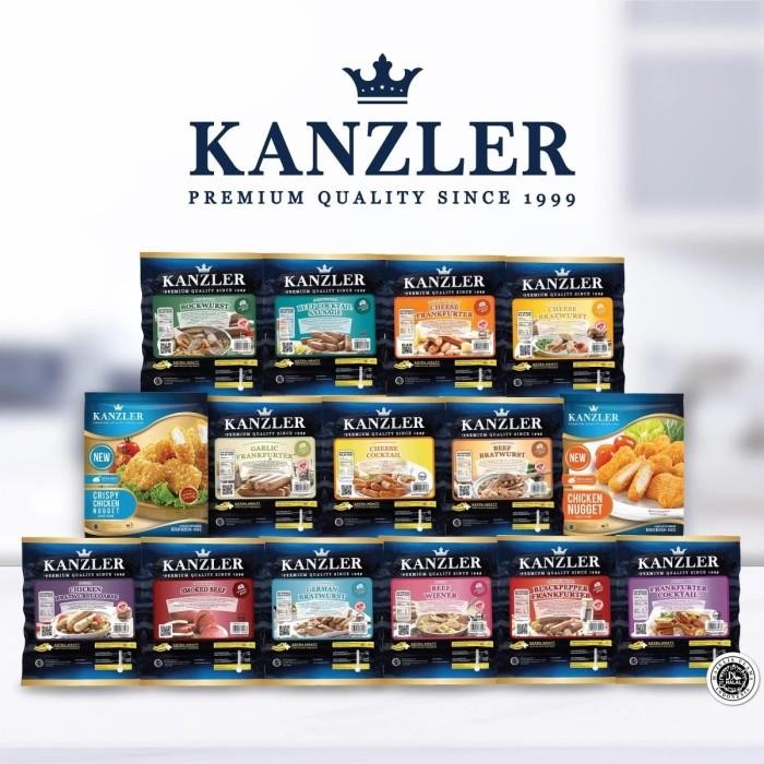 

(Allthebest) Kanzler Smoked Beef 250gr Daging Sapi Asap
