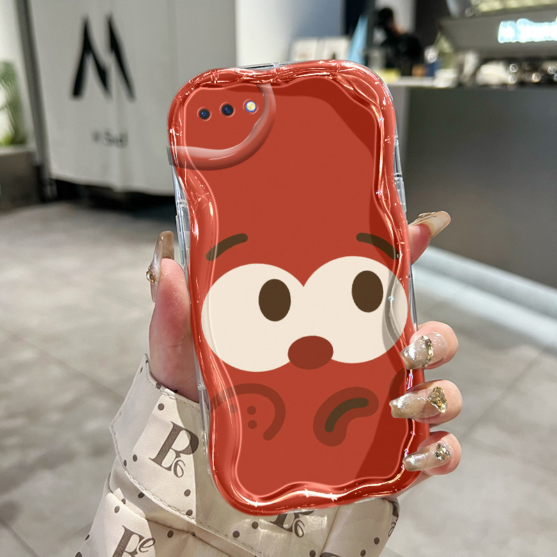 Casing Hp Untuk OPPO A5 A3s A12E Realme C1 Case Casing Emoji tas pole Kasing HP Kesing Silikon Softc