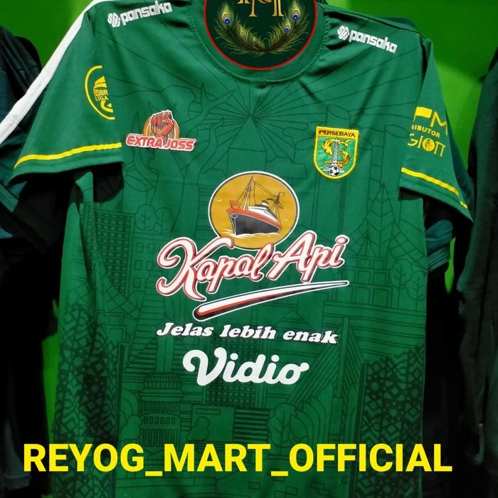 JERSEY PERSEBAYA HOME 2021 LIGA 1 BRI