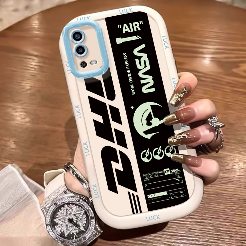 Casing Hp untuk OPPO A55 4G Case Pola kartun asli yang trendi Kasing ponsel silikon Baru Kesing Peli