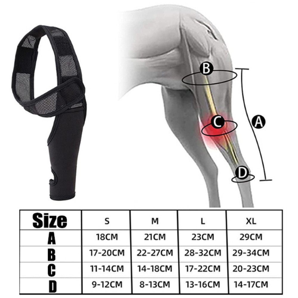Adjustable Dog Leg Brace, Professional Dog Leg Support, Breathable Dog Legs Protector, Thigh Protect