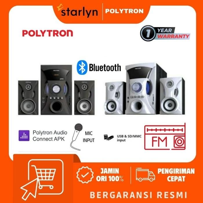 Polytron Multimedia PMA-9505 Bluetooth Speaker Subwoofer Aktif