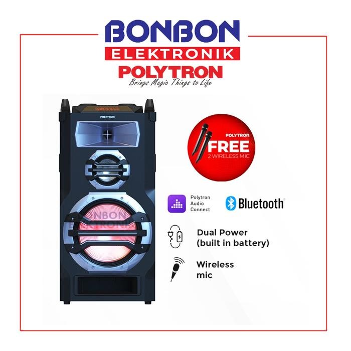 Polytron Portable Speaker Bluetooth PTS 12KF15 / PTS12KF15 Radio FM